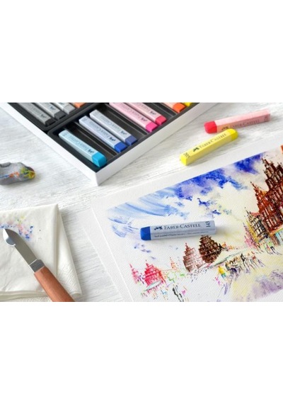 Faber-castell Creative Studio Seti 48'li Goldfaber Aqua Ve 24'lü Toz Pastel Çok Renkli