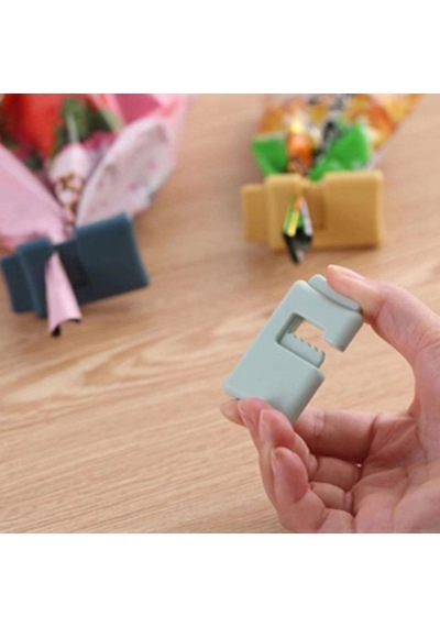 6'lı Poşet Kapatma Klipsi Yaylı Kıstırmalı Torba Ve Ambalaj Paket Kapatıcı Set Diğer