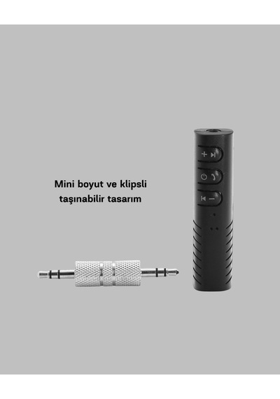 Znv Zenvia Mey İthalat Bluetooth 4.1 Müzik Alıcısı 3.5mm Aux Girişli Mini Kablosuz Adaptör Znv2025 Cmn