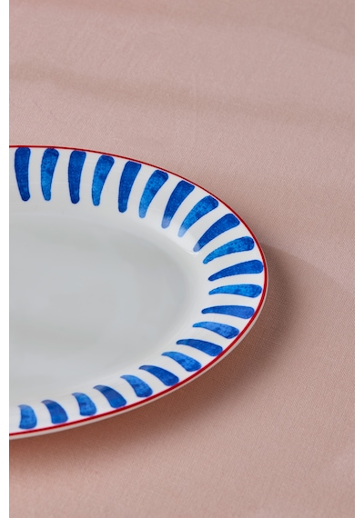 Karaca Deep Kayık Tabak 25 Cm Mavi