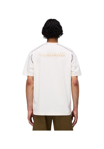 P0a4ıcln1a1-r Napapijri S-reflect Ss Erkek T-shirt Beyaz P0a4ıcln1a1-r