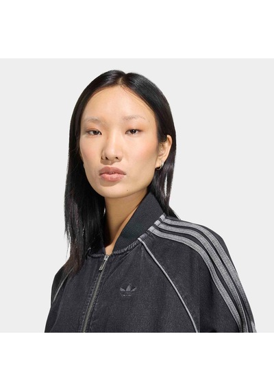 Adidas Sst Oversized Denim Kadın Siyah Ceket Kq6471