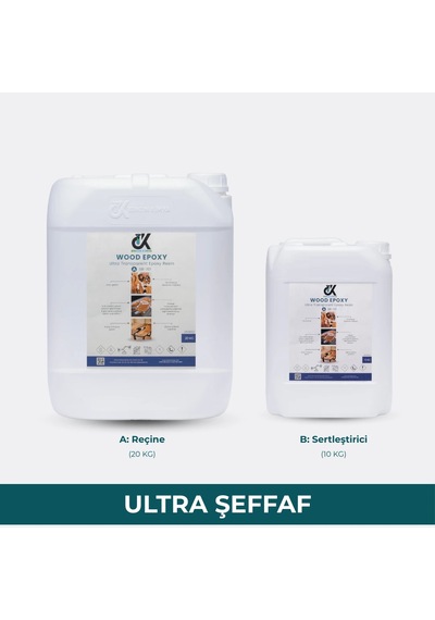 Erkon Kimya Wood Epoxy Sb101 3 Cm İnce Döküm 30 Kg