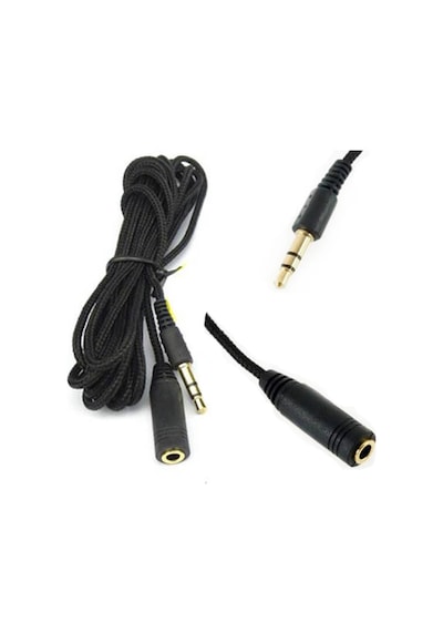 1.5M Ipli Kulaklık Uzatma Kablosu 3.5Mm Uzatma - Stereo Uzatma