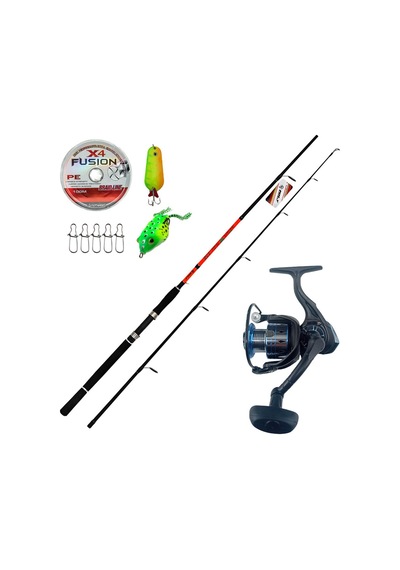 Wily Feeder Spin 270 cm 10 - 35 gr Kyoto 3000 Tam Takım Profesyonel Tatlı Su Olta Seti