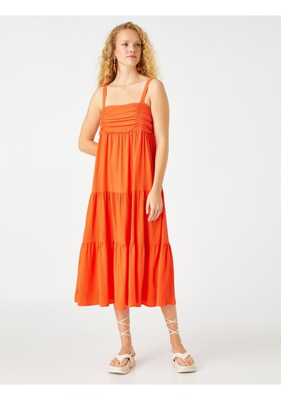 Koton Askılı Midi Boy Elbise Drape Detaylı Kırmızı 2sak80479ew 2SAK80479EW401 Koton Askılı Midi Boy Elbise Drape Detaylı Kırmızı 2sak80479ew 2SAK80479EW401