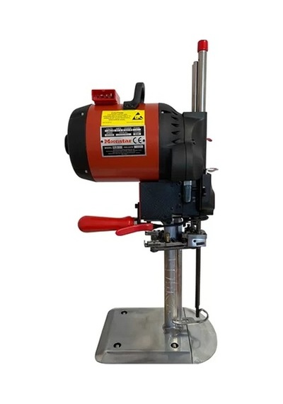 Dik Kumaş Kesim Motoru 1600w Kırmızı-siyah Kafa Hız Ayarlı / Pls-988 10inç
