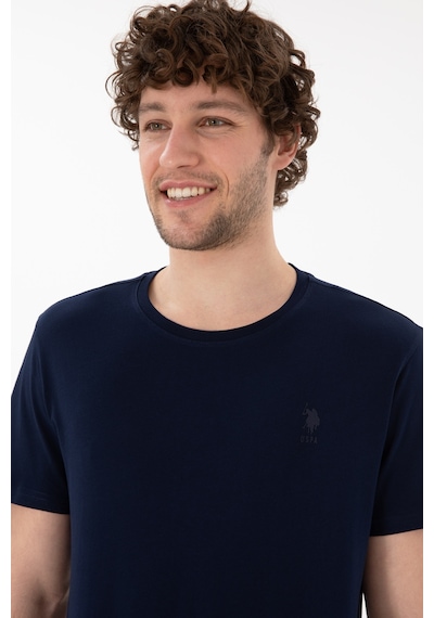 U.S. Polo Assn. Erkek Regular Fit Bisiklet Yaka Lacivert Basic Tişört 50305924-VR033 U.S. Polo Assn. Erkek Regular Fit Bisiklet Yaka Lacivert Basic Tişört 50305924-VR033