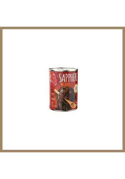 Sapphere Kırmızı Etli Yetişkin Köpek Konservesi 400 Gr 22
