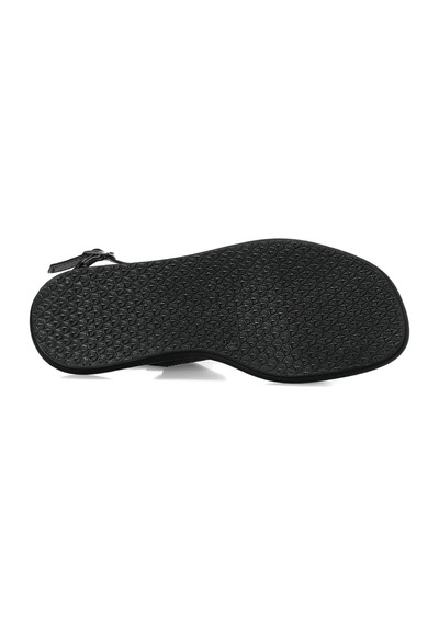 Polaris 327071.z Siyah Kadın Düz Sandalet 000000000102251480