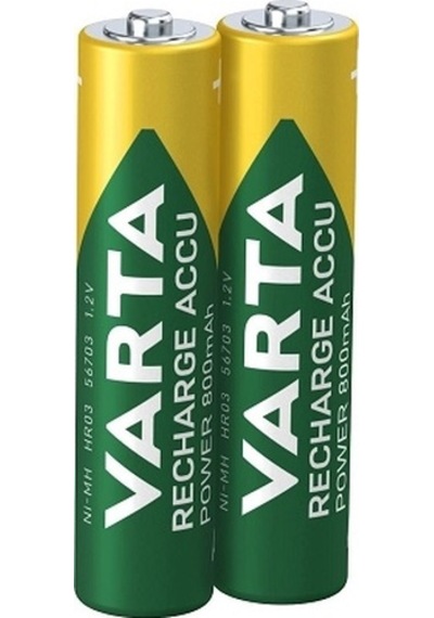 Varta 800 mAh AAA İnce Şarj Edilebilir Pil (2 Adet)