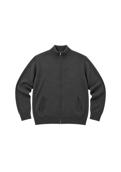Battalmoda Erkek Büyük Beden Antrasit Basic Cepli Triko Hırka 3xl-4xl-5xl-6xl