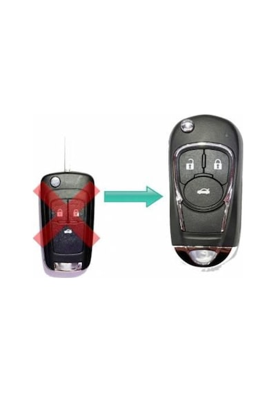 Chevrolet Uyumlu Cruze Aveo Spark Çevirici Kumanda Kabı Anahtar Kabı (529684736)