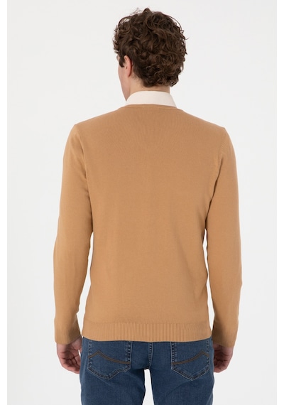U.S. Polo Assn. Erkek Camel Basic Kazak 50288881-VR015