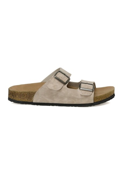 Kinetix Aten 4fx Krem Comfort Casual Anatomik Tokalı Terlik Krem