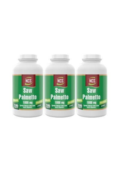 Ncs Saw Palmetto 1000 Mg 3 Kutu 540 Tablet Çinko Complex