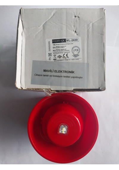 MaxLogic Elektronik flaşörlü siren