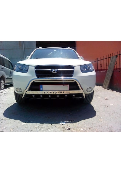 Hyundaı Santa Fe 2006-2012 Ön Koruma- Karterli - Yazı Saclı - 60ø- Cobıa A