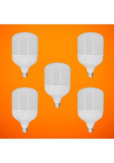 Chn 5'li Paket 40w Büyük Boy 6500k Beyaz Işık E27 Led Tasarruflu Ampül