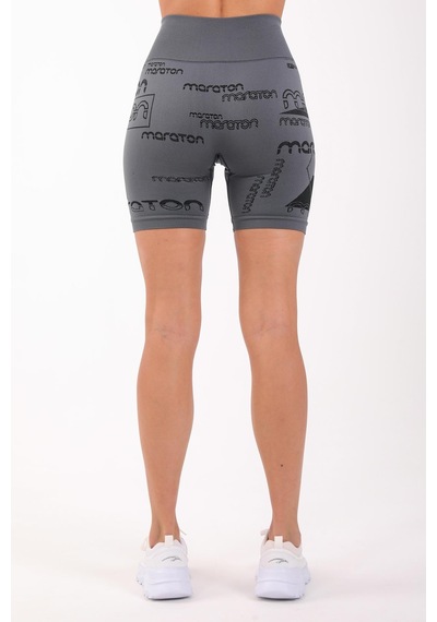 Maraton Active Slimfit Kadın Koşu Antrasit Şort 818015-antrasit