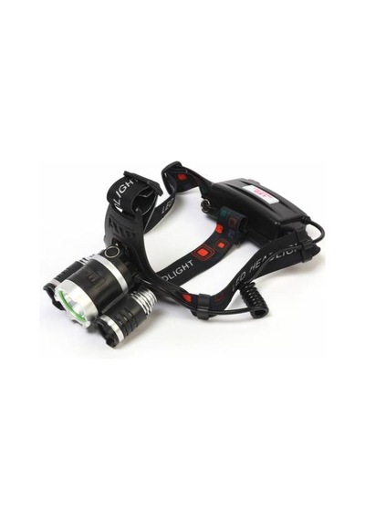 F.B.I Br-5000 T6 5000 Lm 3Xcree Xml-T6+2R5 Led Kafa  Feneri Siyah