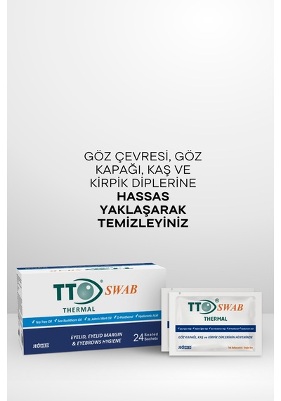 Tto Swab Göz Mendili 24'lü Göz Kapağı Ve Kirpik Dibi Temizliği