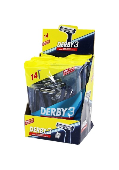 Derby Yeni-new 3 Bıçak 10+4 Adet.poşetli - 4'li Paket