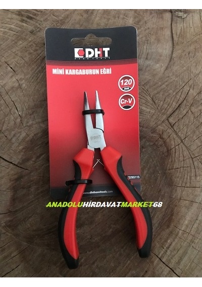 Dht Eğri Uçlu Kargaburun Pense 120MM Crv Çelik Uçlu