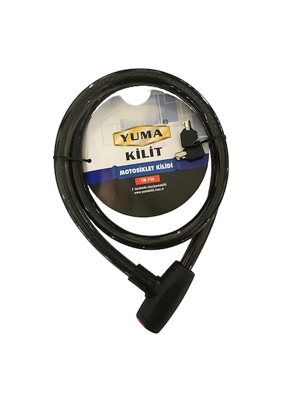 Yuma Ym-746 150 Cm 20 Mm Bisiklet / Motorsiklet Kilidi Standart
