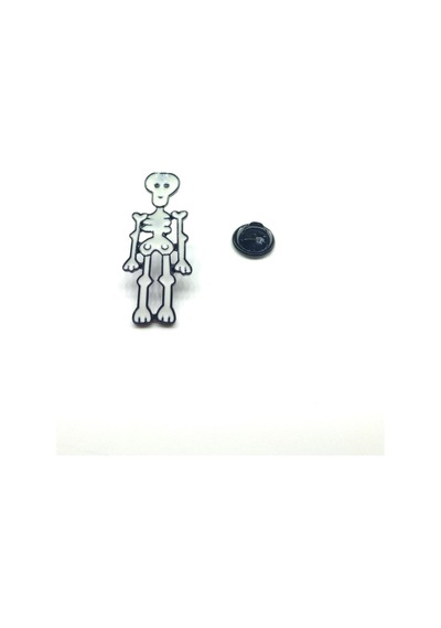 Mordino İskelet Pin Beyaz