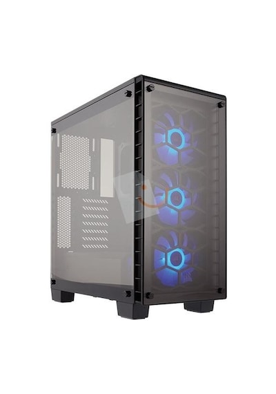 Corsair Cc-9011101-Ww Crystal 460X Rgb Compact Temperli Cam Mid Tower Kasa