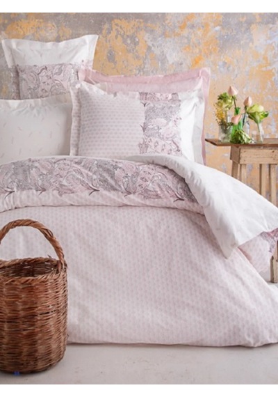 Apricitas Home Grace Pink Çift Kişilik Nevresim Takımı