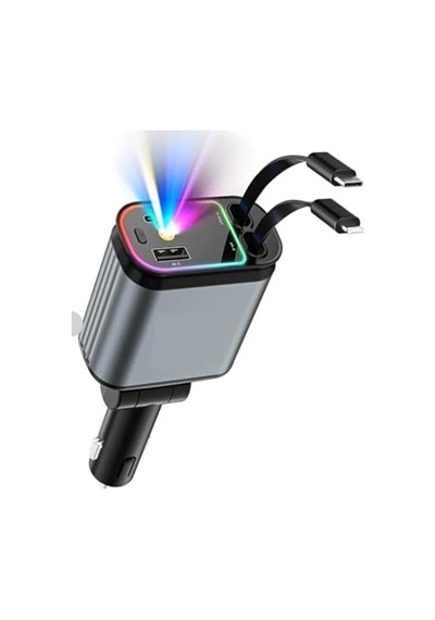 66w Led Araç Şarj Cihazı - 4'ü 1 Arada Hızlı Şarj Özelliği