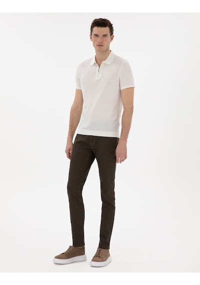 Pierre Cardin Erkek Ekru Kazak /triko 50303605-vr019 Ekru