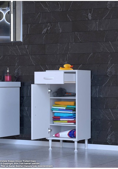 Eliusta Taha 40 Cm 3 Bölmeli Beyaz Çok Amaçlı Dolap 2 Raflı Banyo Mutfak Dolabı 40x88x32,5 Cm Düzenleyici Beyaz Eliusta Taha 40 Cm 3 Bölmeli Beyaz Çok Amaçlı Dolap 2 Raflı Banyo Mutfak Dolabı 40x88x32,5 Cm Düzenleyici Beyaz