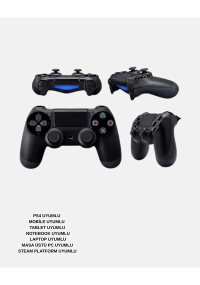 Bluetooth Oyun Kolu Titreşimli, Ps4, Steam, Pc, Mobil Ve Tablet Uyumlu 86630475