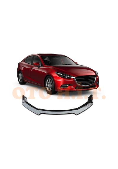 Oto H.i.t. Mazda 3 Esnek Ayarlanabilir 3 Parça Kanatlı Piano Blac