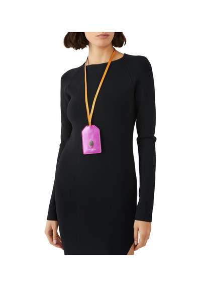 Kurt Geiger Southbank Tag Lanyard , Kadın Boyun Askılı Kartlık Tek Boyut Şık Aksesuar Pembe