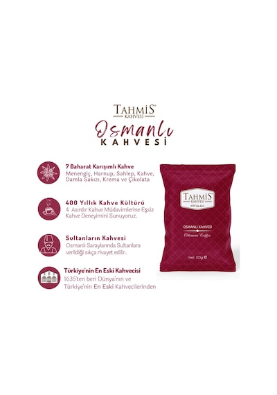 Tek Paket Osmanlı Kahvesi 100 Gr
