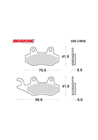 Brakıng Fren Balatası Sinter 696cm56 Trıumph Tıger 1200 Xc Sprınt