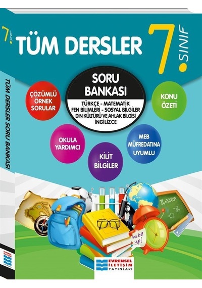 7. Sınıf Tüm Dersler Soru Bankası Evrensel İletişim Yayınları