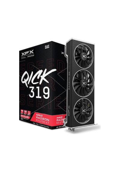 Radeon Rx6700xt Speedster Qıck 319 Black 12gb Gddr6 192bit Hdmı/dp Ekran Kartı
