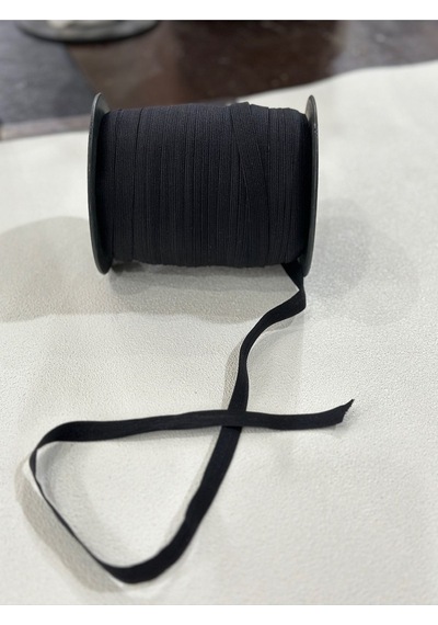 1 Cm Kıl Lastik Siyah 5 Metre