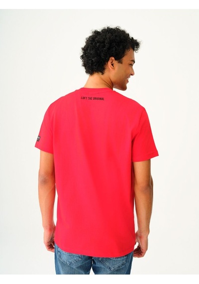 LOFT Regular Fit Erkek Tshirt K.kol Lf2038390 Q1.v1 Kırmızı