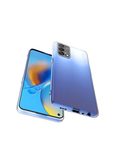 Oppo A74 4G Kılıf Zore Şeffaf Ince Ve Esnek Süper Silikon Kılıf Renksiz