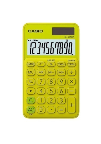 Casio SL-310UC-YG Cep Tipi 10 Hane Hesap Makinesi