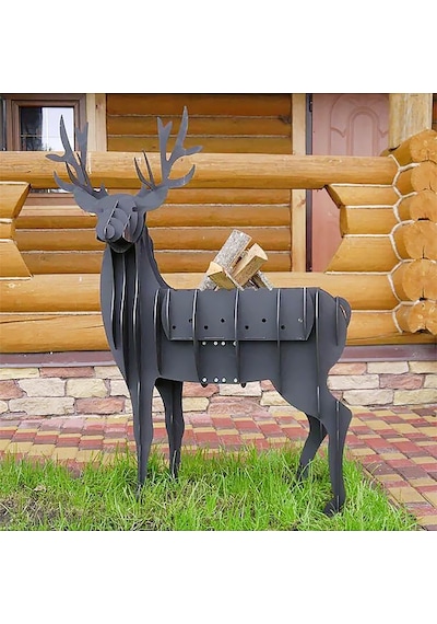 Mangal Barbekü Ayaklı Mangal Geyik Model