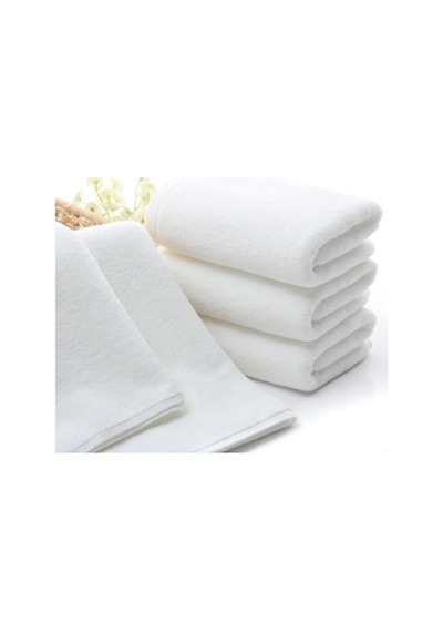 Miosse Pure 6 Adet 30x30 Cm Lüx Beyaz Otel Havlusu %100 Pamuk El-yüz-traş Havlusu Misafir Havlusu 50 Gram