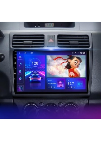 Suzuki Swift Android Multimedya Sistemi 2-32 Myway 2006-2010 9"