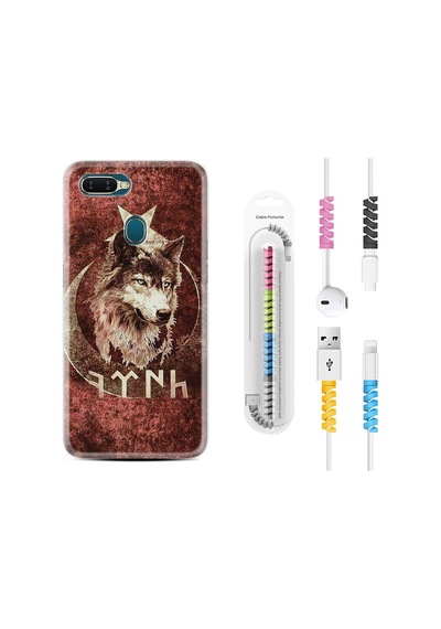 Oppo Ax7 Kılıf Kablo Koruyuculu Göktürk 3 1412
